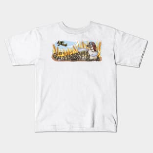 Lizard pilot Kids T-Shirt